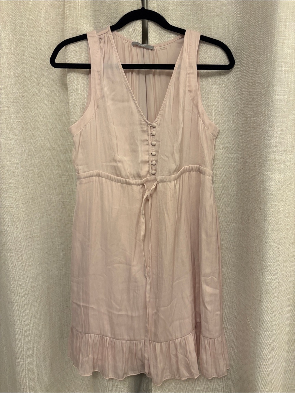 Tart Maternity Pale Pink Sleeveless V-Neck Button-Front Dress